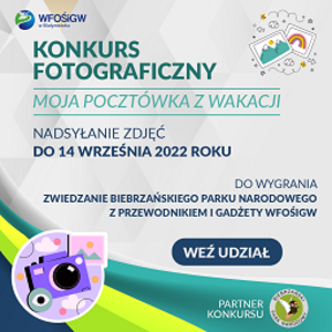 plakat promujący konkurs fotograficzny organizowany przez WFOŚIGW w Białymstoku