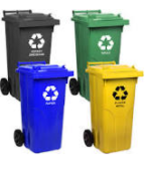 kosze na śmieci do segregacji odpadów